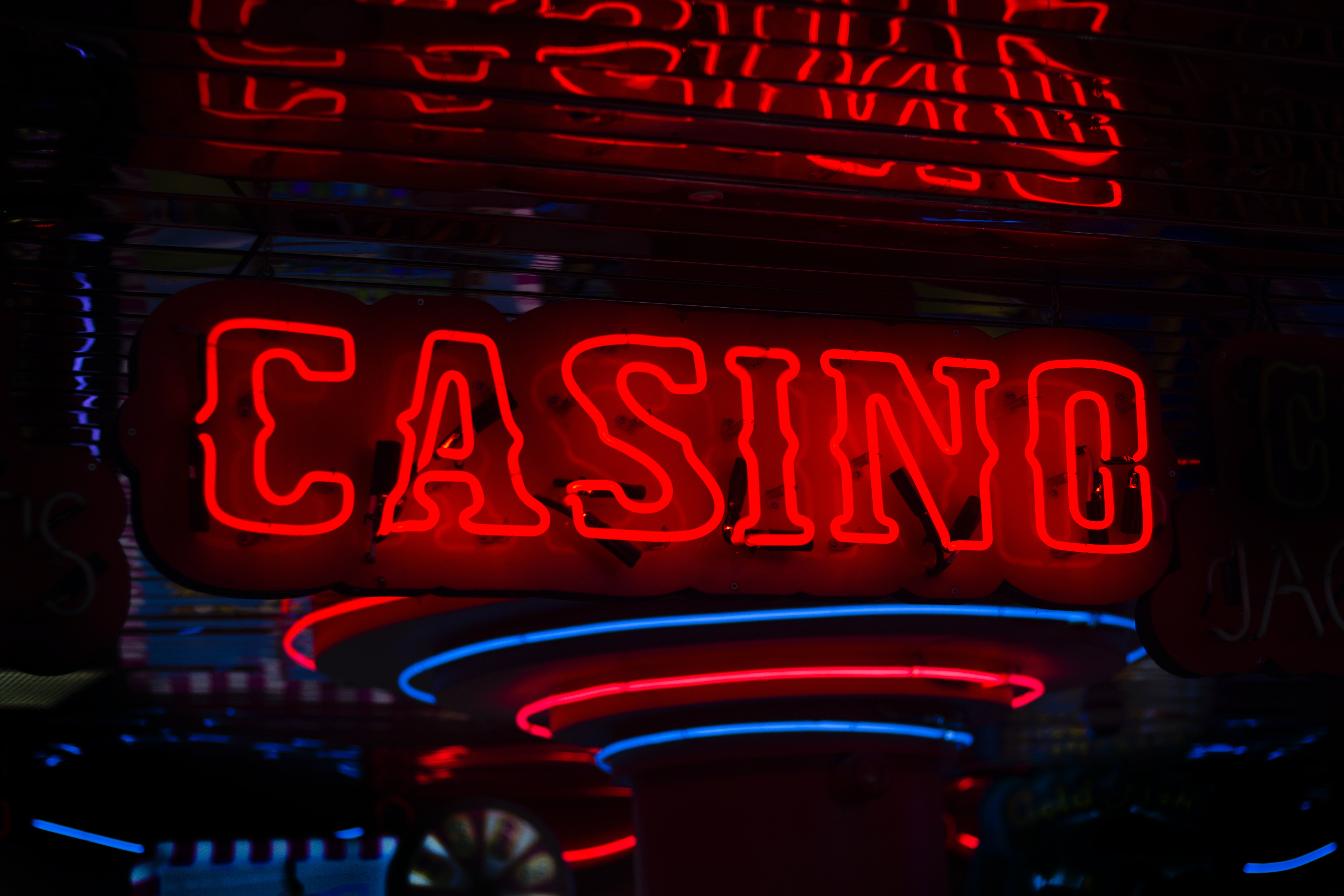 Photo of a casino sign. 