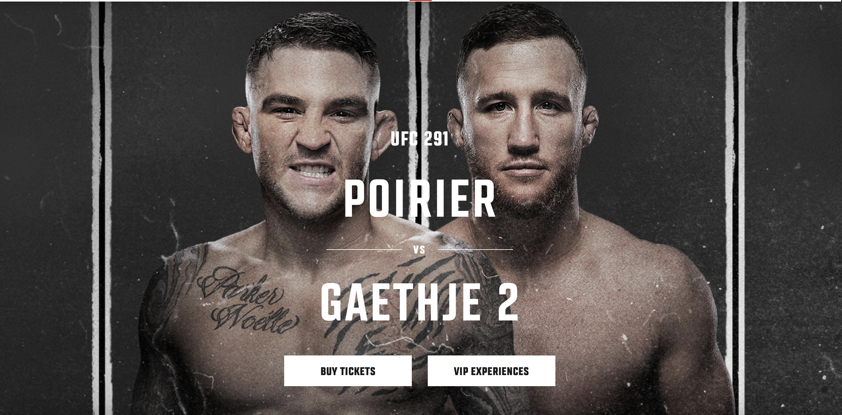 The UFC 291 main card features the rematch of Justin Gaethje and Dustin Poirier